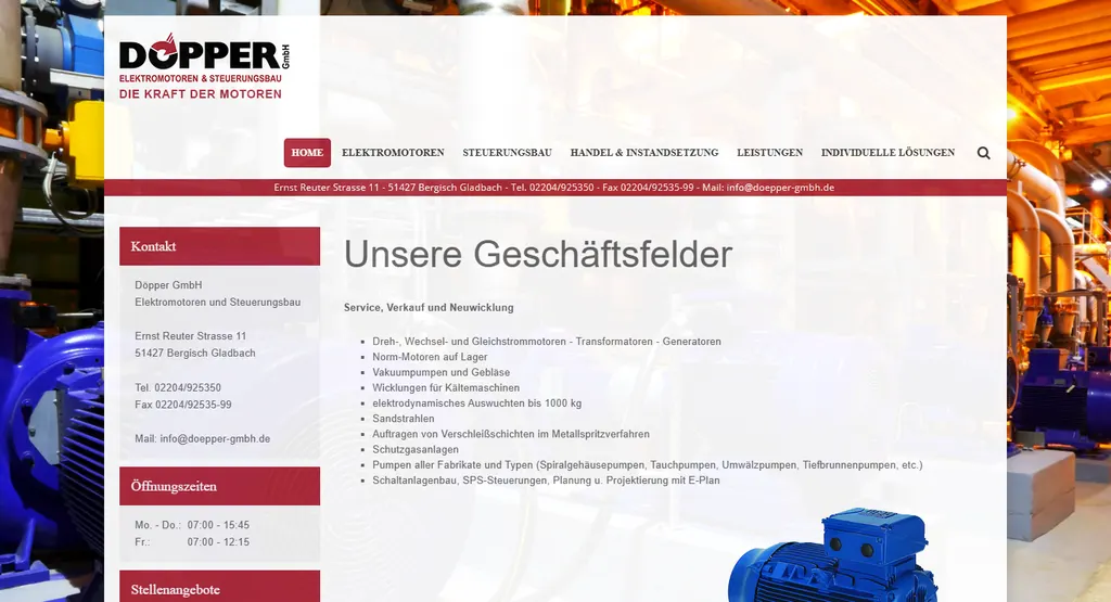 Startseite von Döpper GmbH
